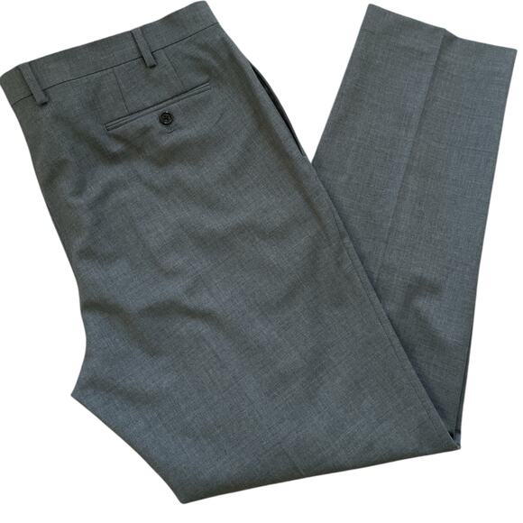 Lauren Ralph Lauren Men’s Dress Pants High Performance Wool Trousers Gray 40/32 - Picture 5 of 10